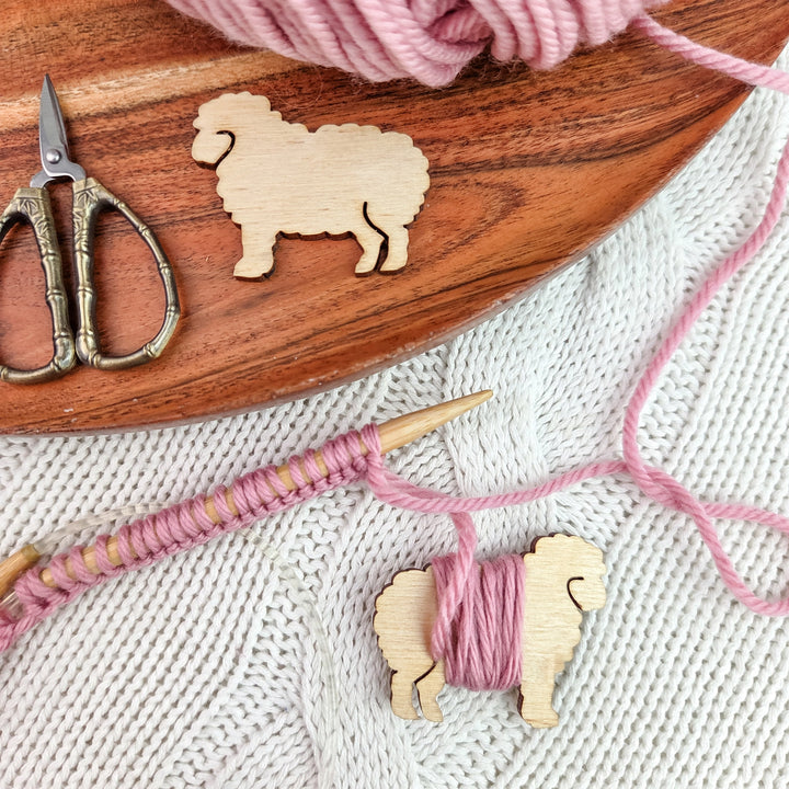 Twice Sheared Sheep Little Sheep Yarn Bobbins - End Minders