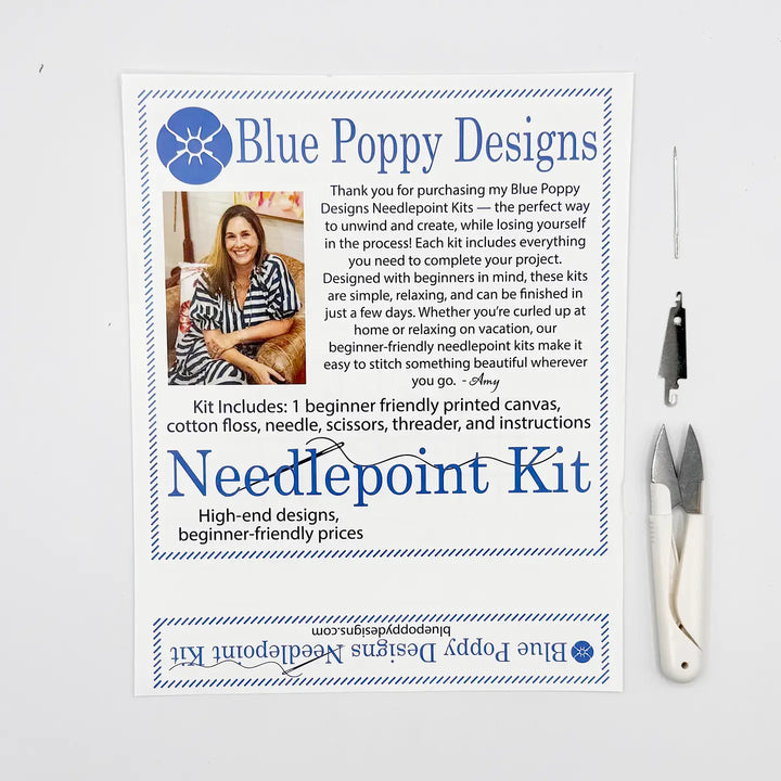 Blue Poppy Designs Needlepoint Kits