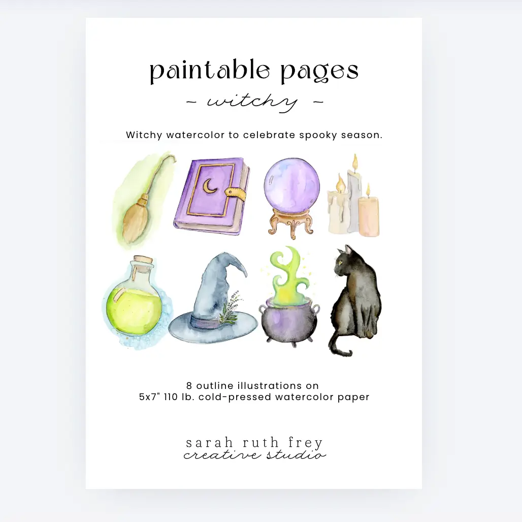 Sarah Ruth Frye Paintable Pages