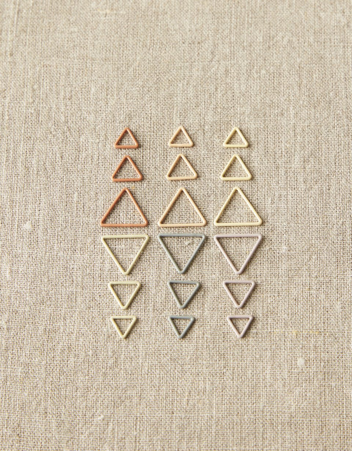 Cocoknits Triangle Stitch Markers--Colorful Earth Tones