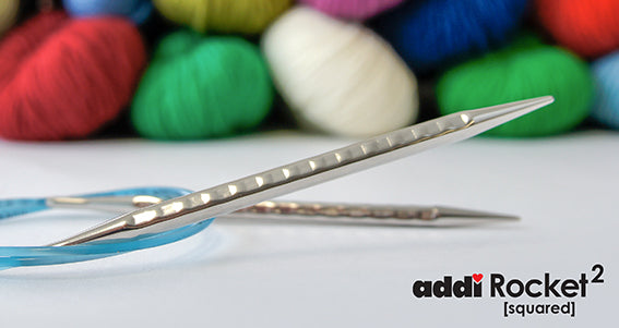 addi Rocket2 [Squared] Circular Knitting Needles - 16 Inch, US 6 (4.0mm) 