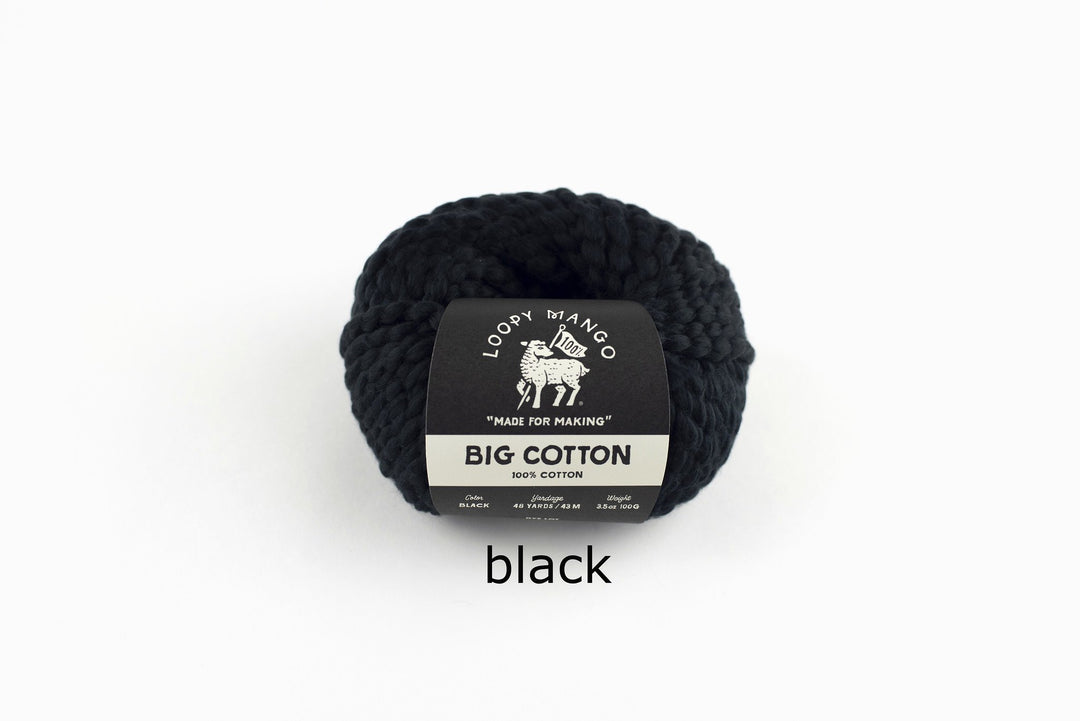 Super Chunky Bulky Cotton Yarn  Natural Vegan Yarn for Beginners – Loopy  Mango